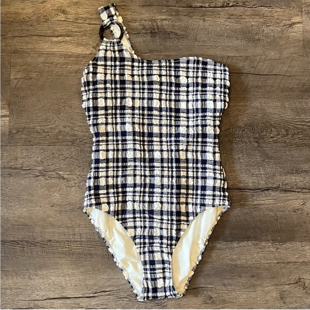 NWOT Solid & Striped The Juliana One Piece in Puckered Madras - Picture 8 of 13